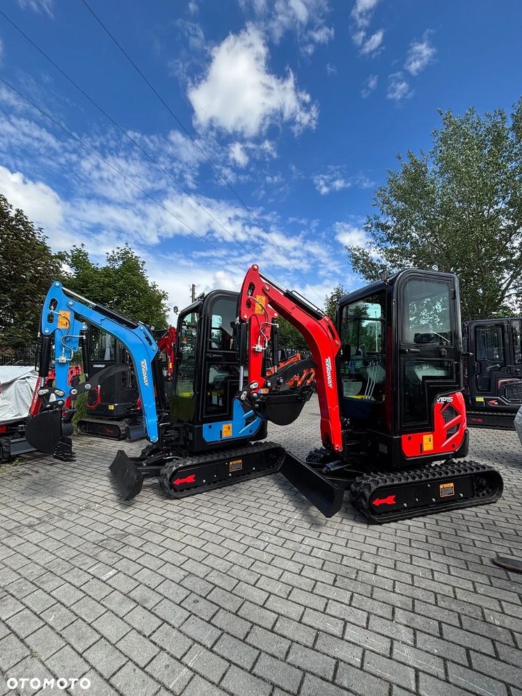 Kingway VIP15 1500kg Gąsienice 230mm Kciuk HYDRAULICZNY 25KM 3cyl DIESEL - 7