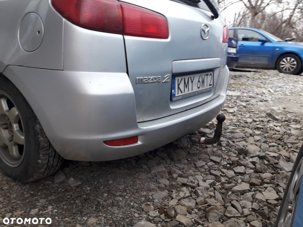 Mazda 2 dy 02-07 drzwi tył przód szyba zamek  w kolor 22V z szyba  w kolor 22V pas zderzak błotnik belka Szyba drzwi tył - 10