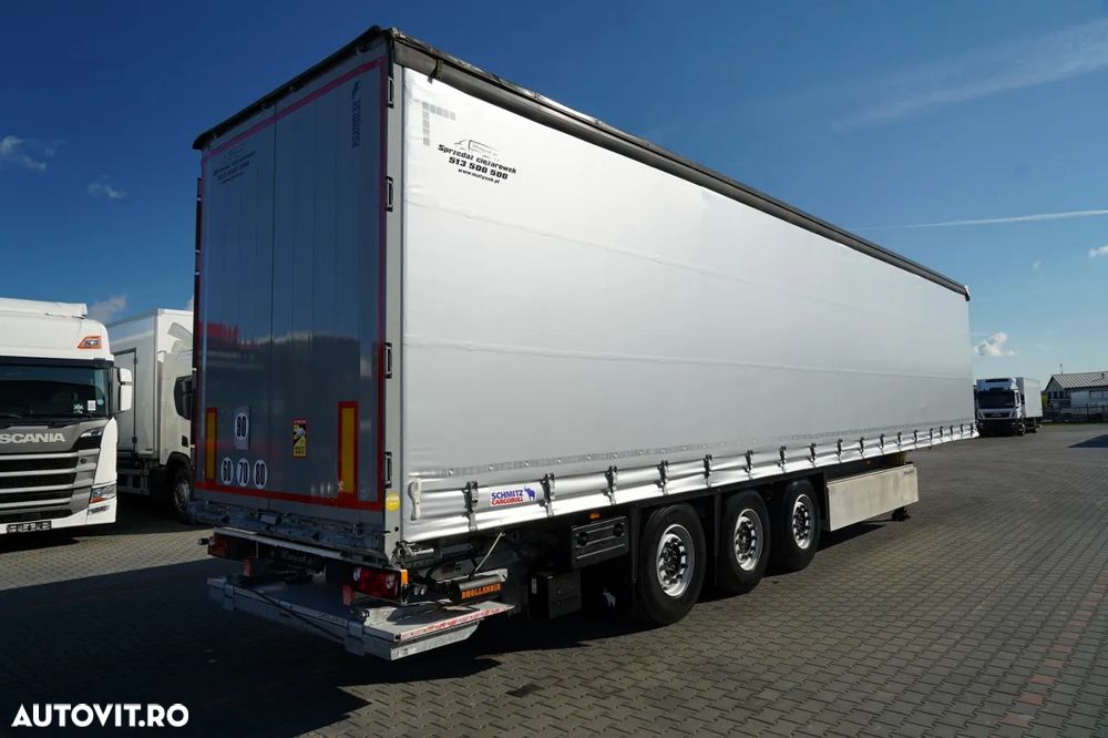 Schmitz Cargobull CORTINĂ / ELEVATOR DE SARCINĂ / 2x AXE DE RIDICARE / COȘ PENTRU PALEȚI - 2