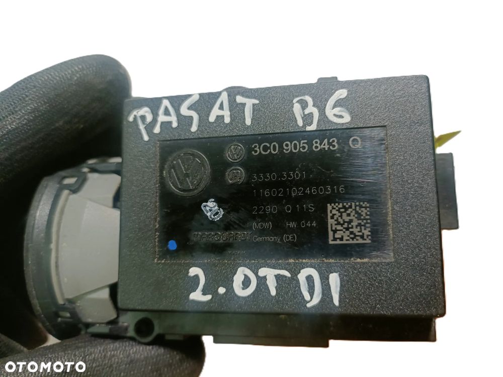VOLKSWAGEN PASSAT B6 05-10 2,0 TDI wkładka stacyjka kluczyk 3C0905843Q * - 5