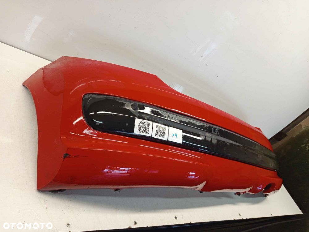 + ZDERZAK TYŁ TYLNY DO PEUGEOT 207 KKN CZERWONY PDC CZUJNIKI - 2