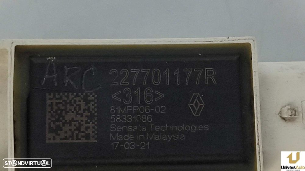 SENSOR DE PRESSÃO NISSAN MICRA V (K14) ACENTA - 2