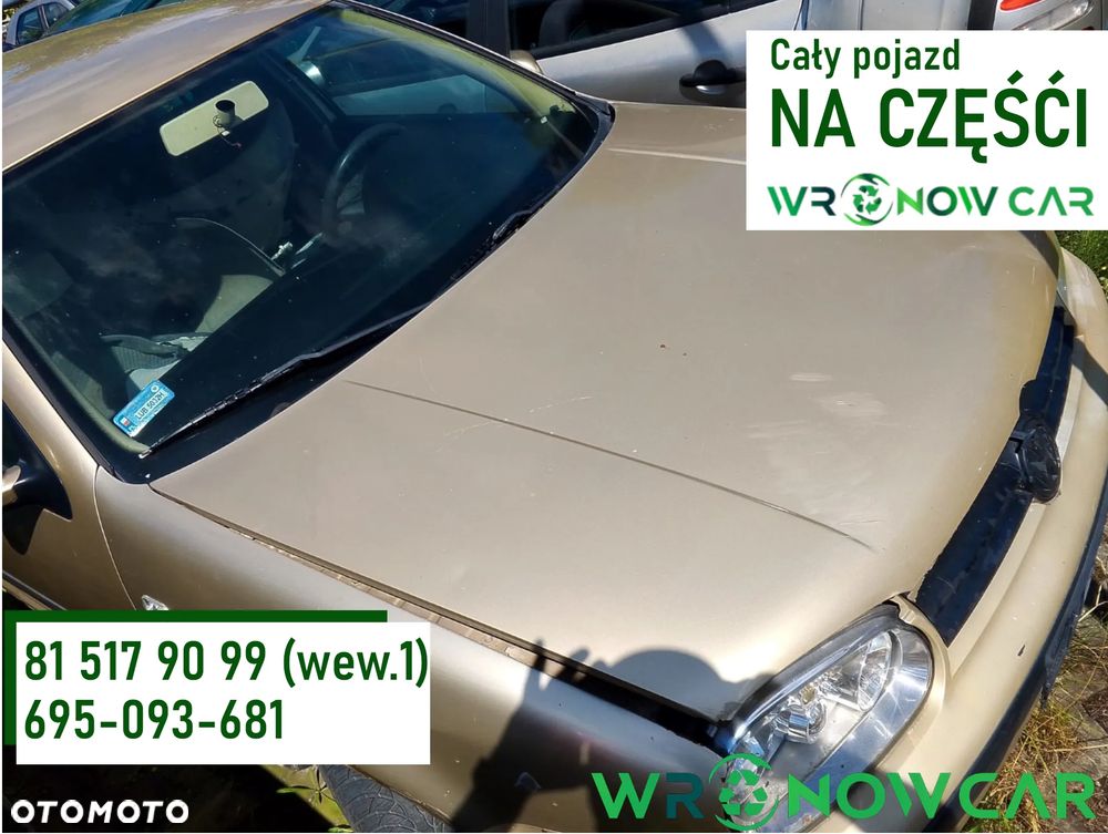 Volkswagen Golf IV (97-06r.) 1.4 B 74KM. Silnik BCA Skrzynia DUW lakier LA1W. Cały na części. GWARANCJA !!! - 1