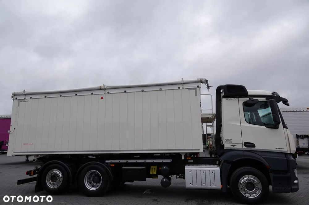 Mercedes-Benz ACTROS / 2545 / 6x2 / WYWROTKA 32 m3 / SZYBER DO ZBOŻA / ŁADOWNOŚĆ: 15.000 KG / OŚ SKRĘTNA + PODNOSZONA / EURO 6 - 21