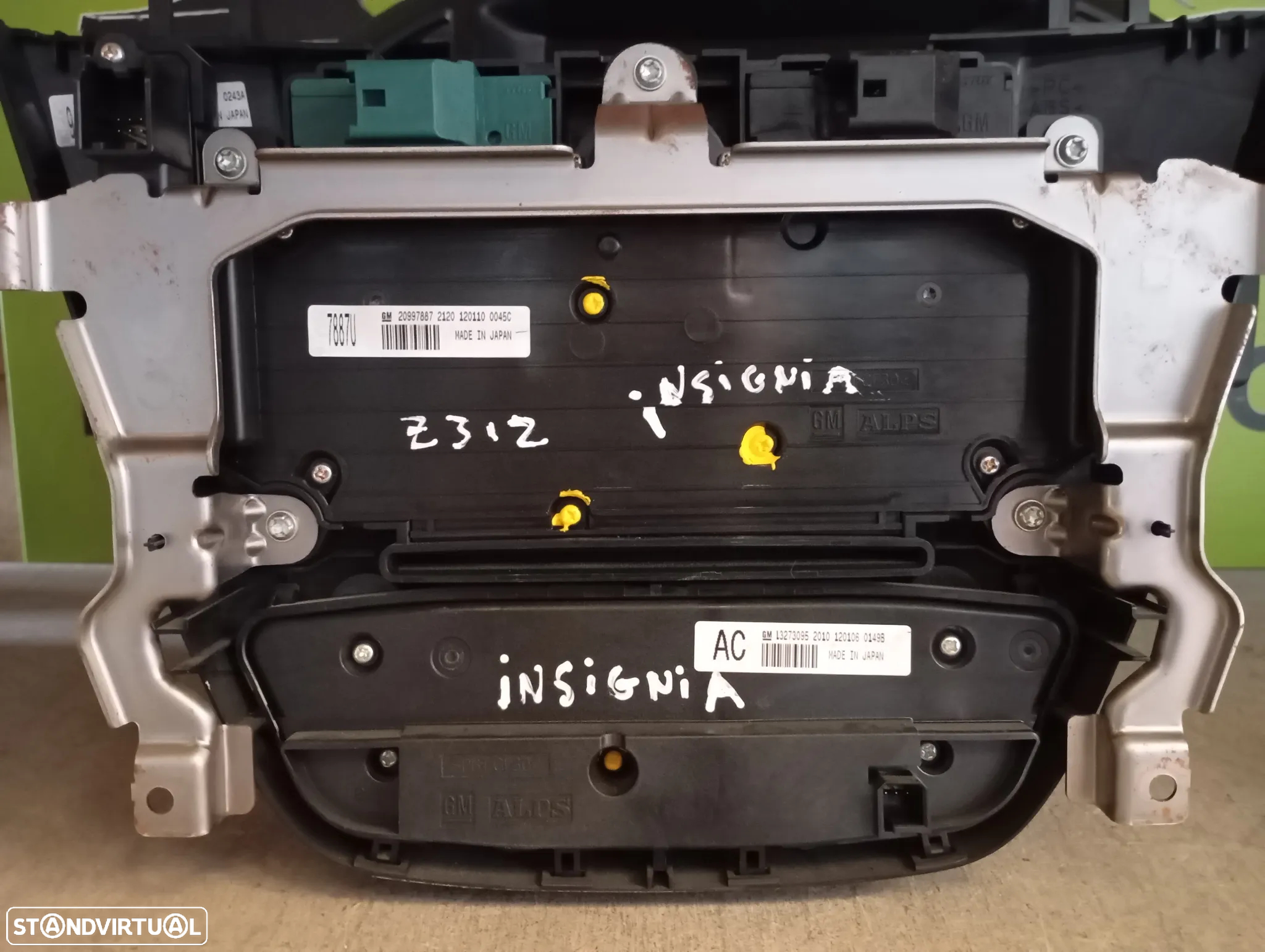 OPEL INSIGNIA RADIO DISPLAY COMANDOS - Z312 - 3