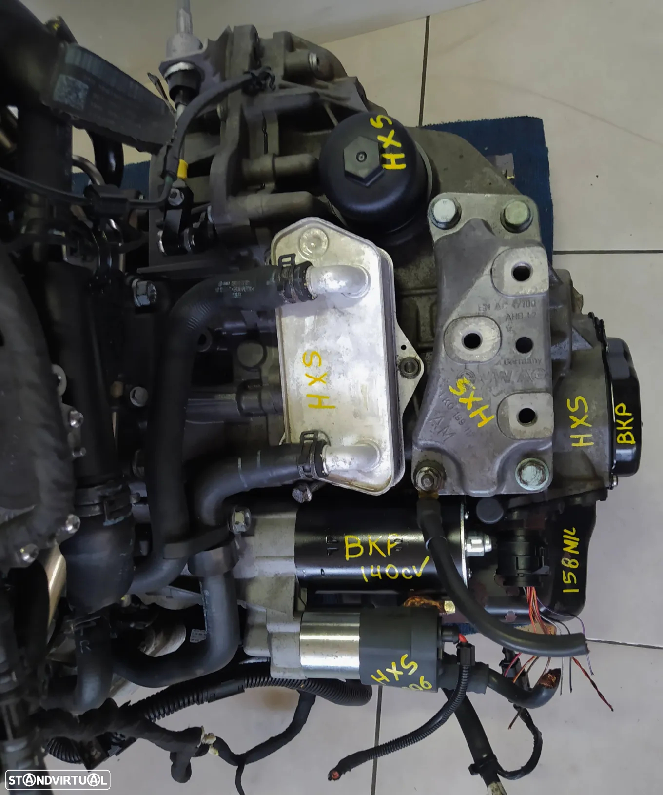 Motor vw passat 2.0TDI 140cv BKP caixa automatica DSG HXS - 15