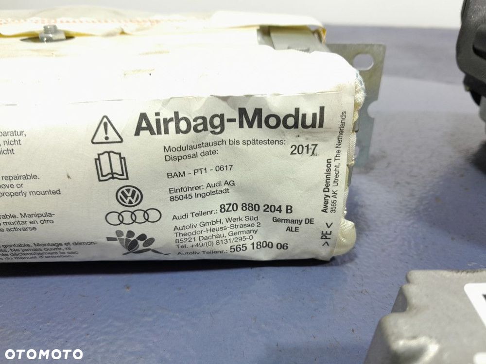 AUDI A2 DESKA ROZDZIELCZA KOKPIT PULPIT PODUSZKI PASY EU - 8