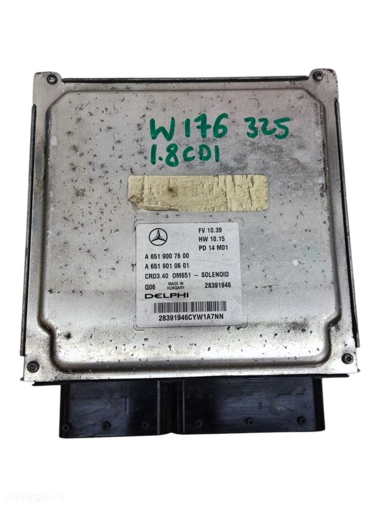 MERCEDES A KLASA W176 KOMPUTER SILNIKA A6519007600 - 4