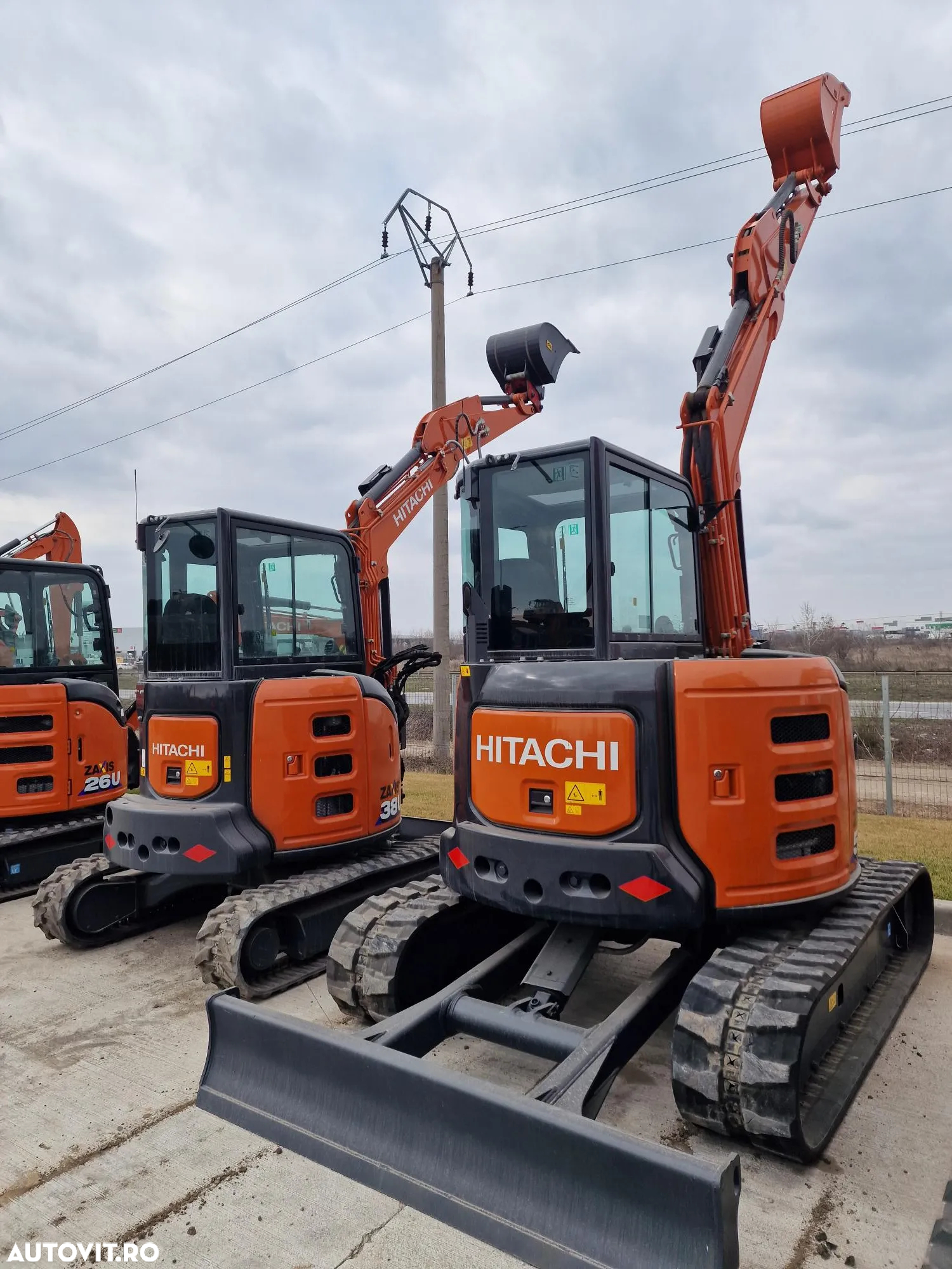 Hitachi ZX55U-6, 5,5tone, 2023, 551h, cupa ingusta, cupa taluz noua, Inst picon, Aer conditionat, posibilitate leasing, EX DEMO-stare CA NOU, PROMOTIE 49.900 EUR+tva - 23