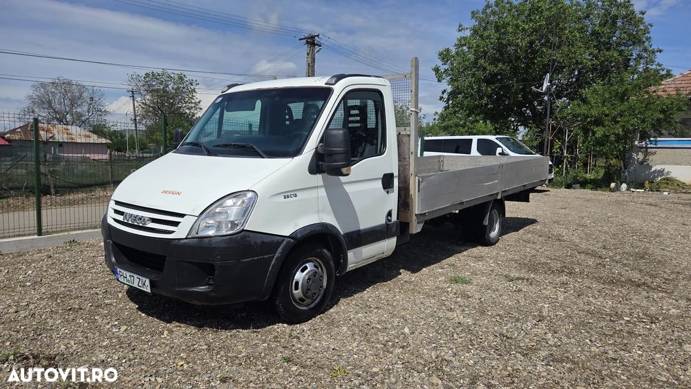 Iveco 35C12 cu platforma si obloane 4.8m - 2