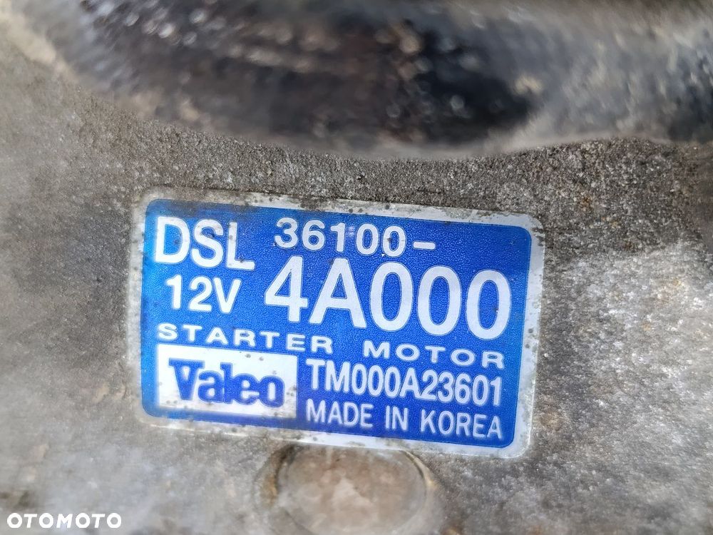 ROZRUSZNIK KIA SORENTO I 36100-4A000  TM000A23601  VALEO 2.5 CRDI - 2