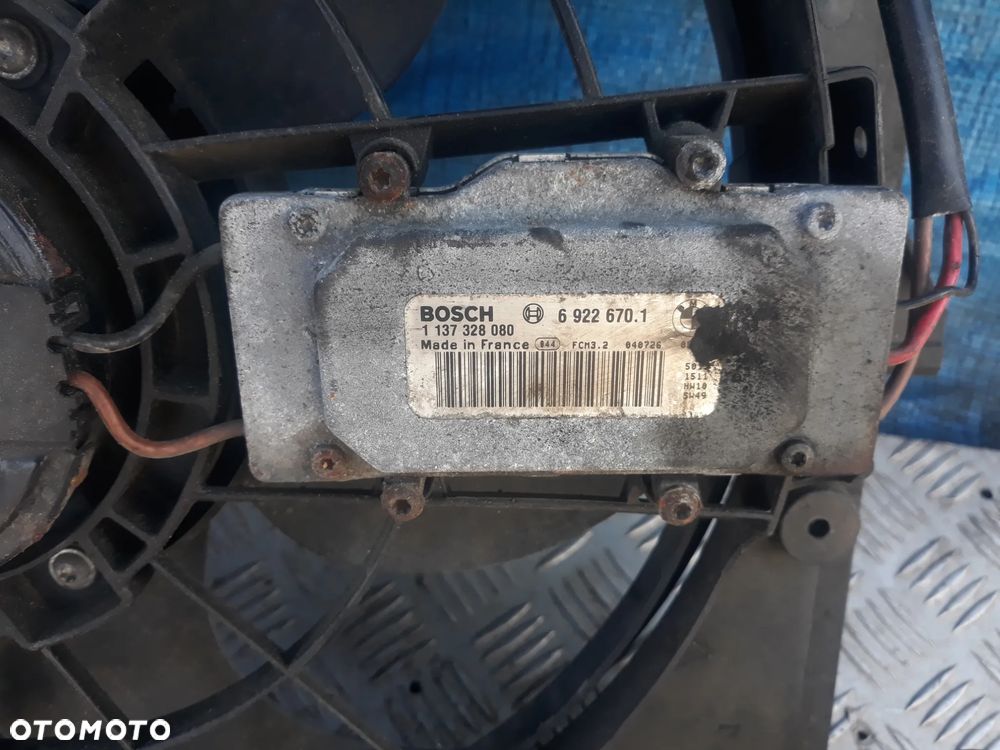 WENTYLATOR CHŁODNICY BMW E46 1,8B  1593003.38  MODUŁ 6922670.1 - 3