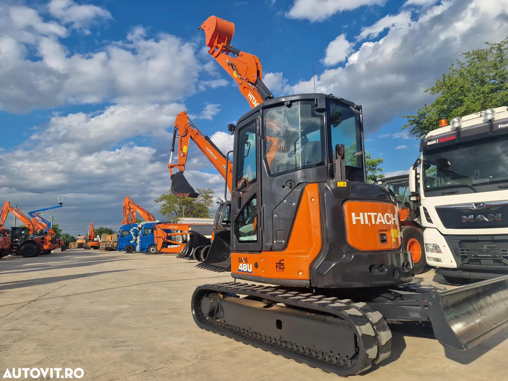 Hitachi ZX48, 5 TONE, 2023, 826h, CUPA NOUA,  44900 EUR+Tva, inst picon, senile 90% ok, computer de bord, produs in JAPONIA, CA SI NOU, posibilitate lkeasing 4 ani-PROMOTIE 44900 EUR+Tva - 23