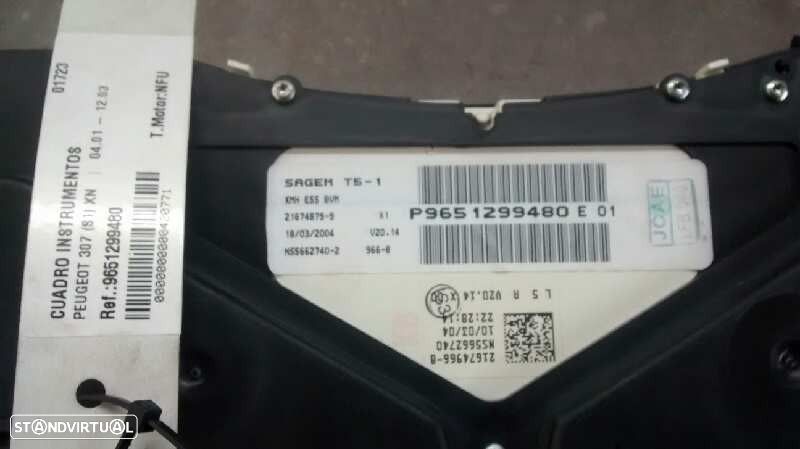 QUADRANTE PEUGEOT 307 BREAK 2004 - 2