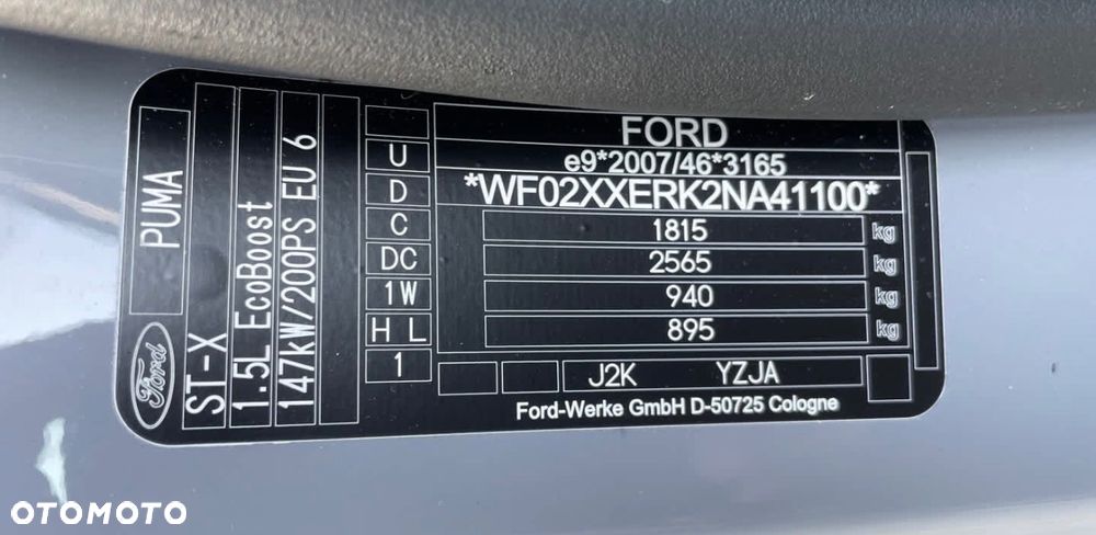 Ford Puma 1.5 EcoBoost ST X - 15
