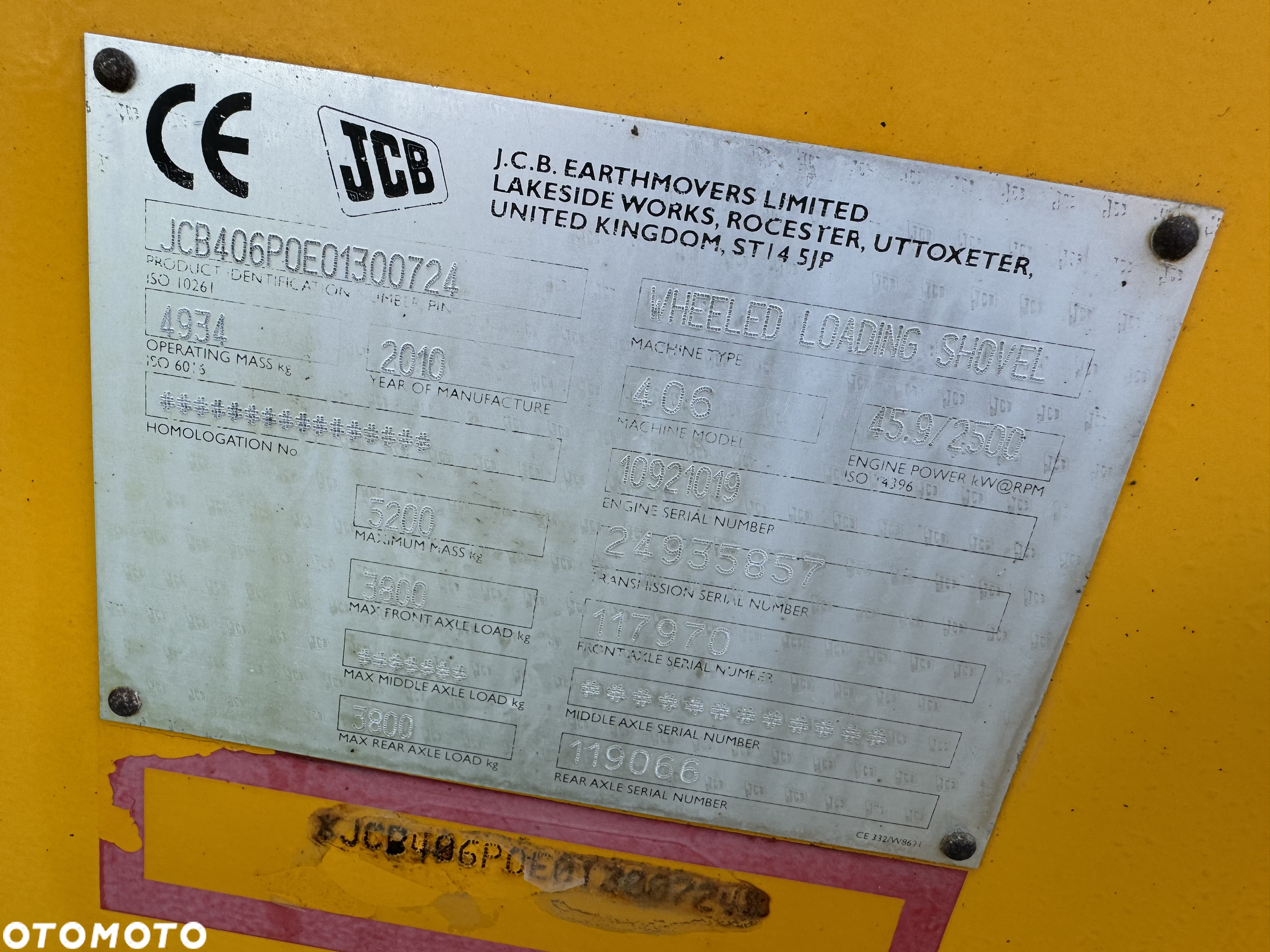 JCB 406  // Ładowarka Kołowa // Łyżka Otwierana - 10