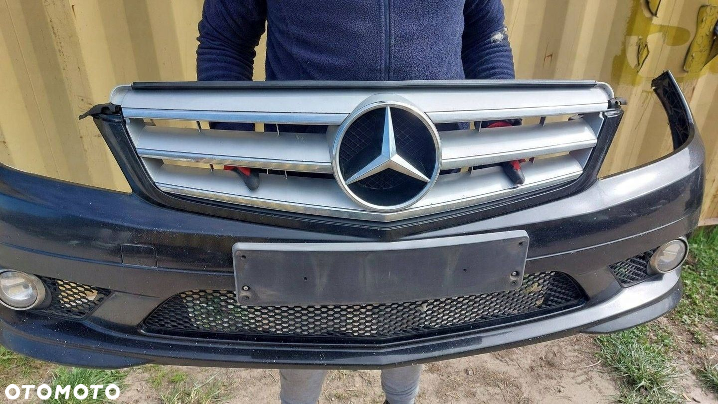 MERCEDES C-KLASA W204 AMG 07-10 ZDERZAK PRZÓD PRZEDNI A2048853725 - 6