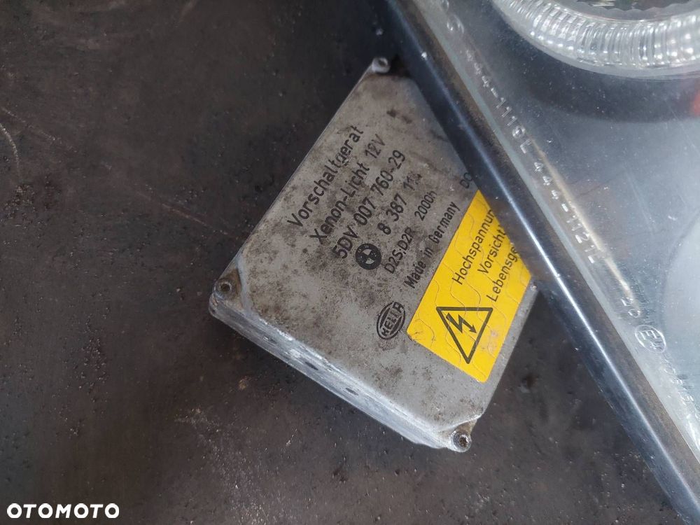 KOMPLETNY PRZÓD ZDERZAK BŁOTNIKI LAMPY XENON BMW E39 LIFT 475/9 BLACK - 16
