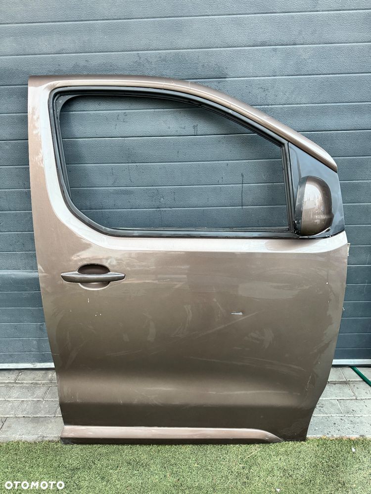 PEUGEOT TRAVELLER DRZWI PRAWE PRZEDNIE KOMPLETNE LUSTERKO TAPICERKA - 1