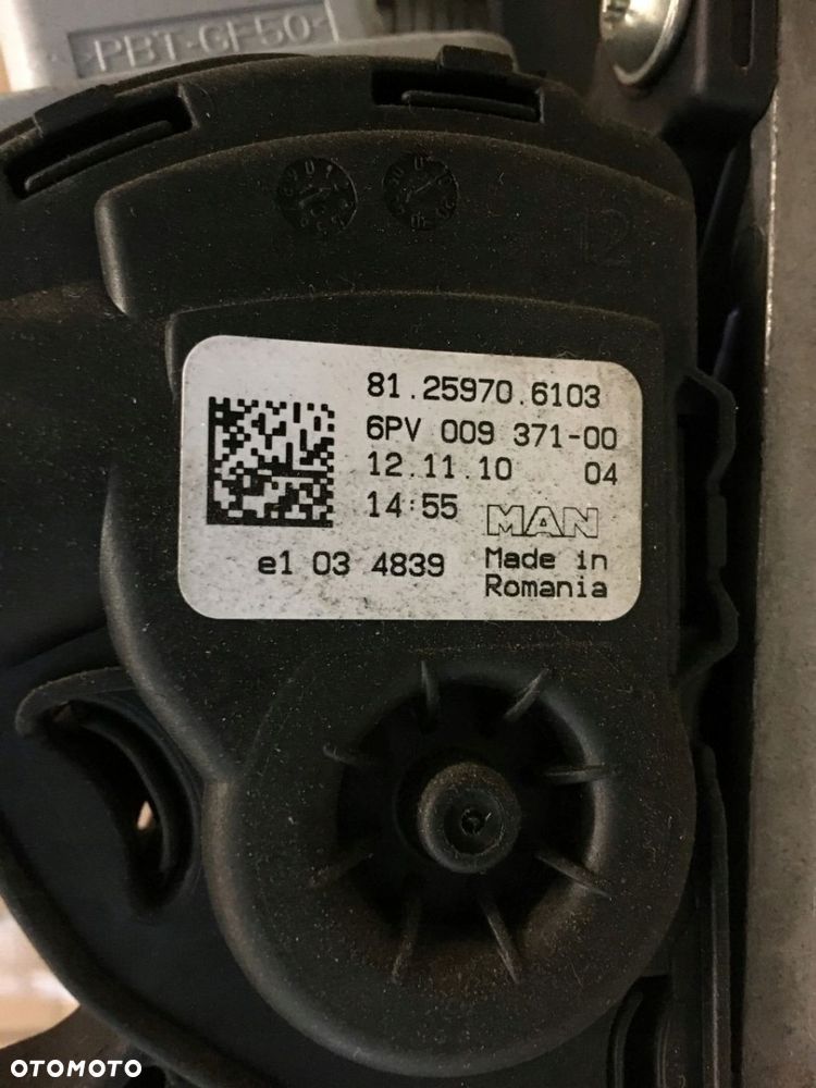 podstawa pedałów pedały zawór hamulec man tgx e5 - 3