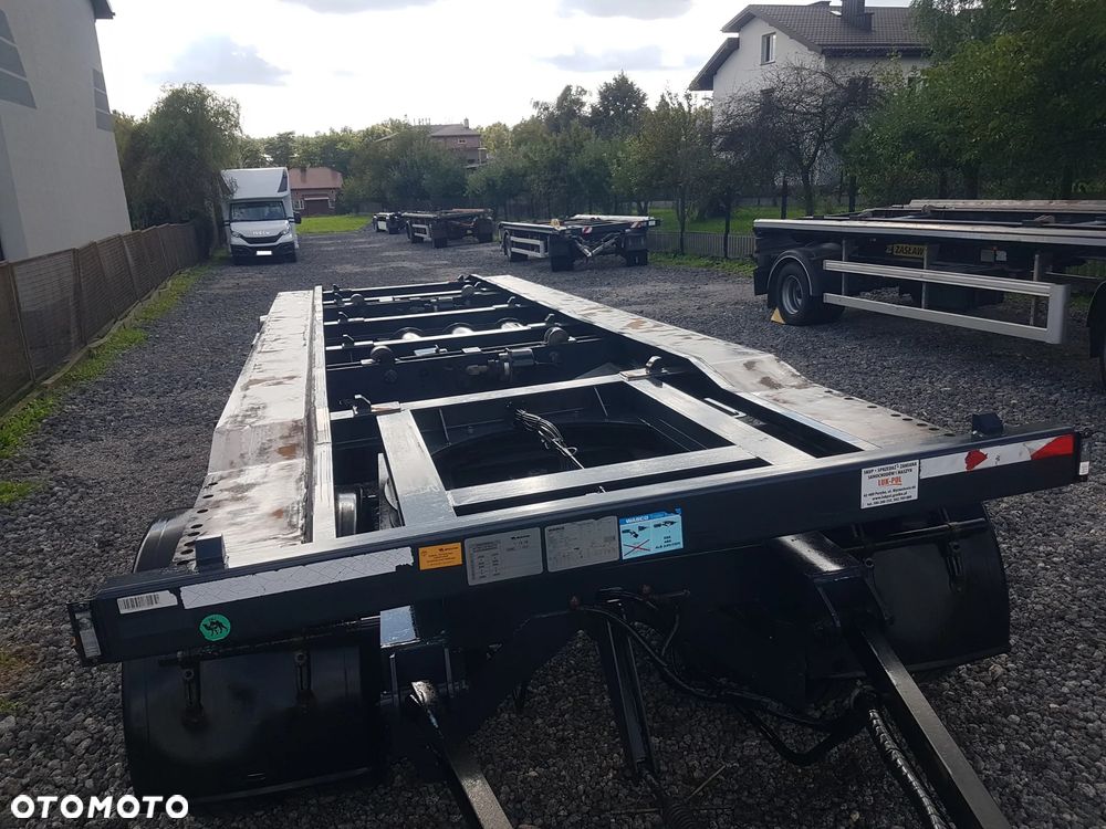 Wielton PS-2 PRZYCZEPA POD KONTENERY DO HAKOWCA 2-OSIE BLIŹNIAKI HUFFERMANN ZASŁAW SKIBICKI - 6