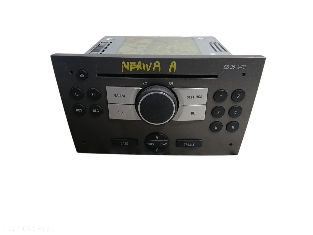 RADIO CD OPEL MERIVA A 13113145AA 7643104310 - 1