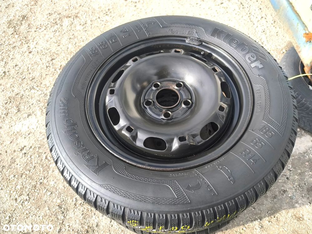 5x100 Felgi Stalowe Stal 14 Koła Zimowe Zima SKODA FABIA PRAKTIK ROOMSTER RAPID SEAT IBIZA CORDOBA TOLEDO IV 4 VW FOX POLO Legnica ALU-RAD 185/65 6mm - 1