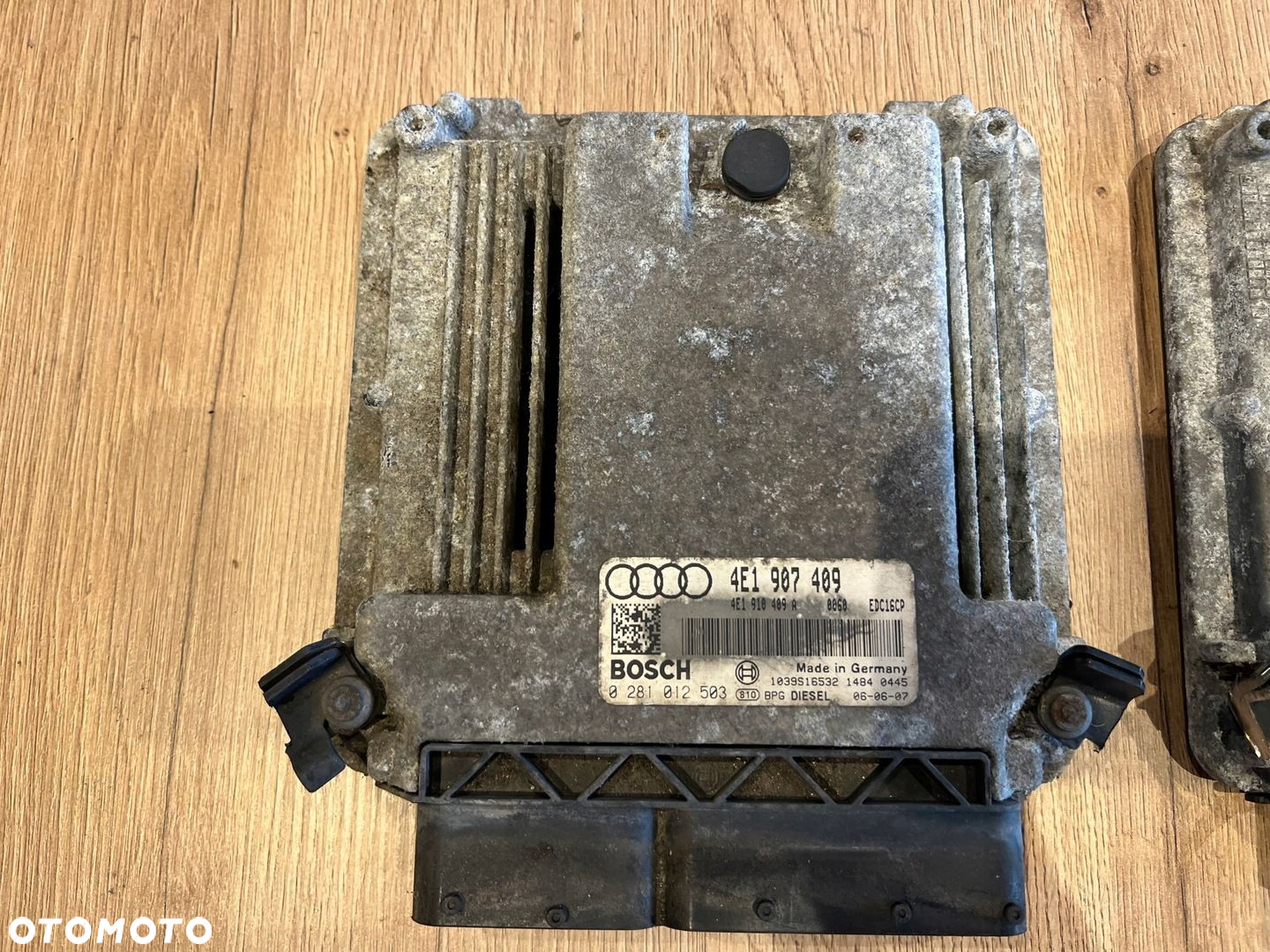 STEROWNIK STEROWNIKI SILNIKA AUDI A8 D3 4.2 TDI BVN 4E1907409 KOMPLET - 3