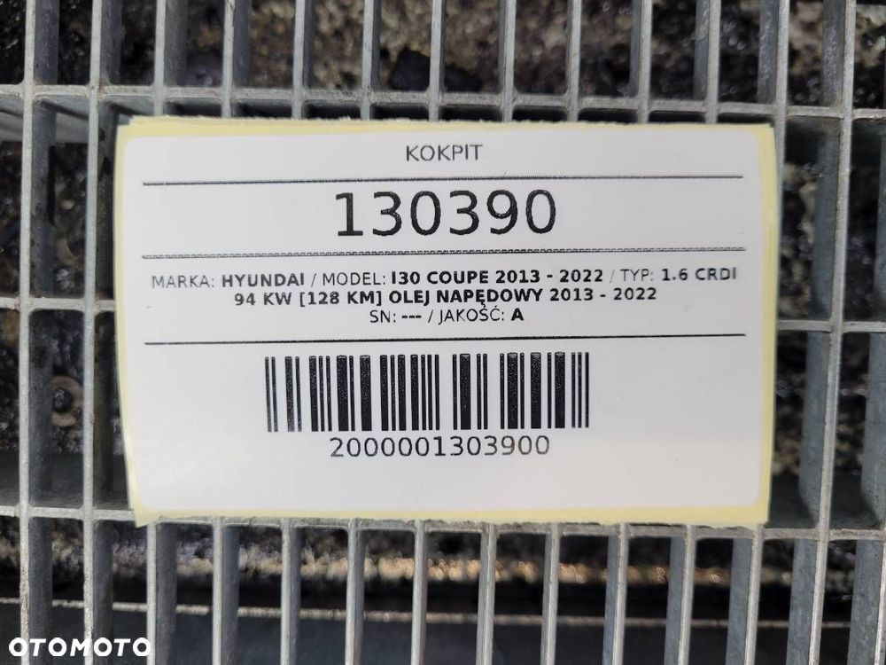 KOKPIT DESKA KONSOLA HYUNDAI I30 II COUPE EUROPA - 17