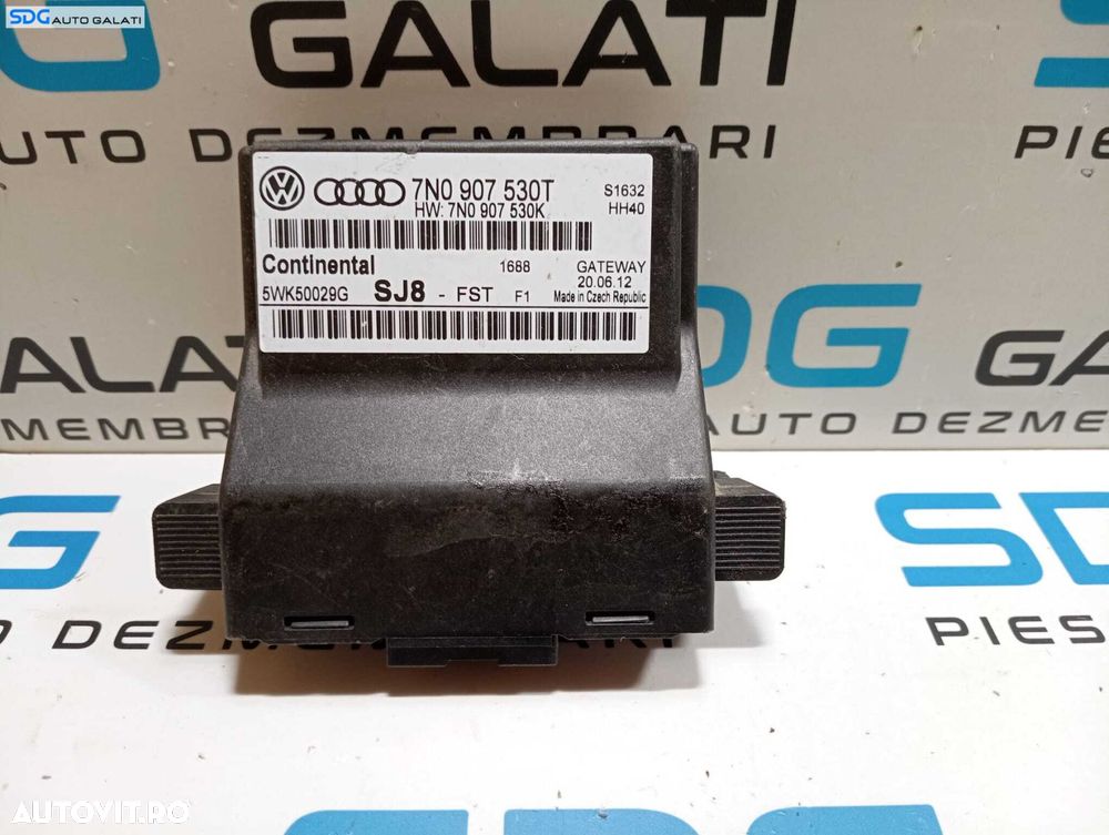 Unitate Modul Calculator CAN Gateway Volkswagen Passat B7 2010 - 2015 Cod 7N0907530T 7N0907530K [M7080] - 1