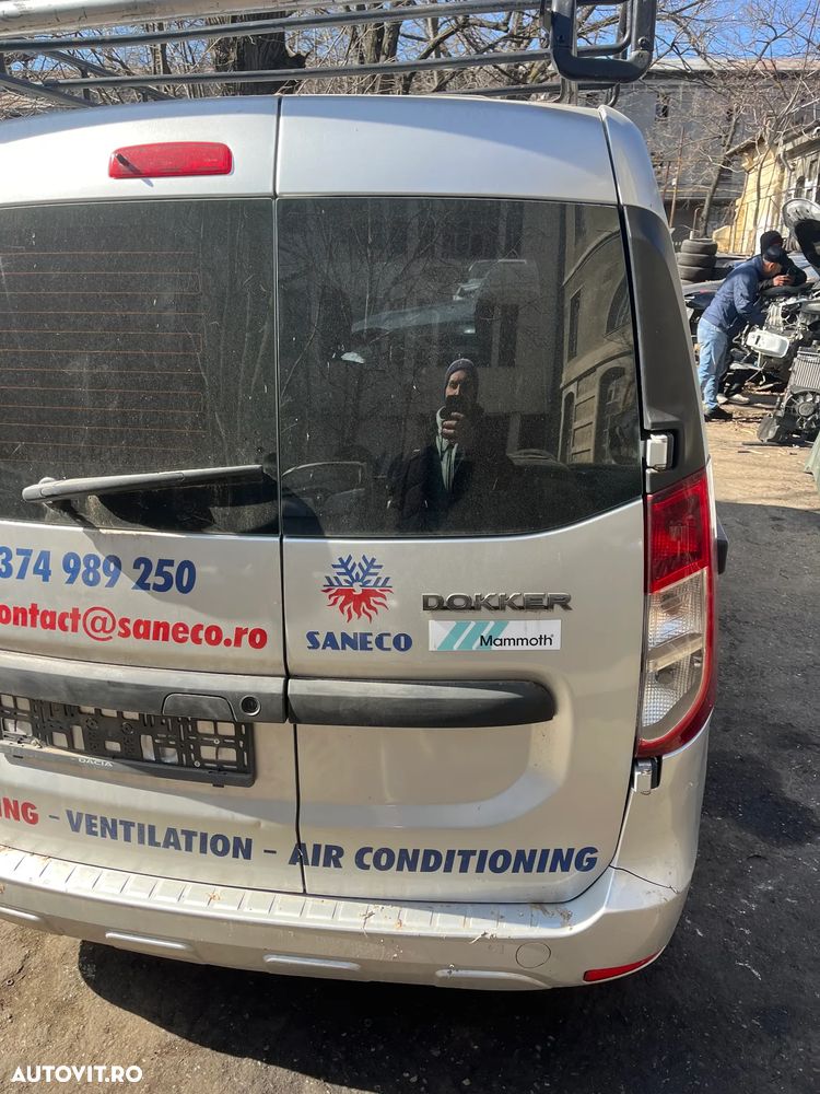 Usa stanga spate batanta Dacia Dokker 2012-2022 gri inchis model cu geam - 6