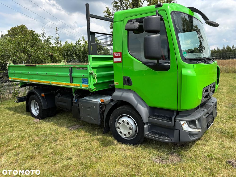 Renault D12 wywrotka, 12 ton DMC , zaczep do przyczepy , oryginalny kiper Meiller, mały przebieg od 1 właściciela z Niemiec, 6100 kg ładowność. manualna skrzynia , na resorze, idealna pod minikoparkę , przyczepę ( Mercedes ATEGO, AXOR, MAN TGM ) - 4
