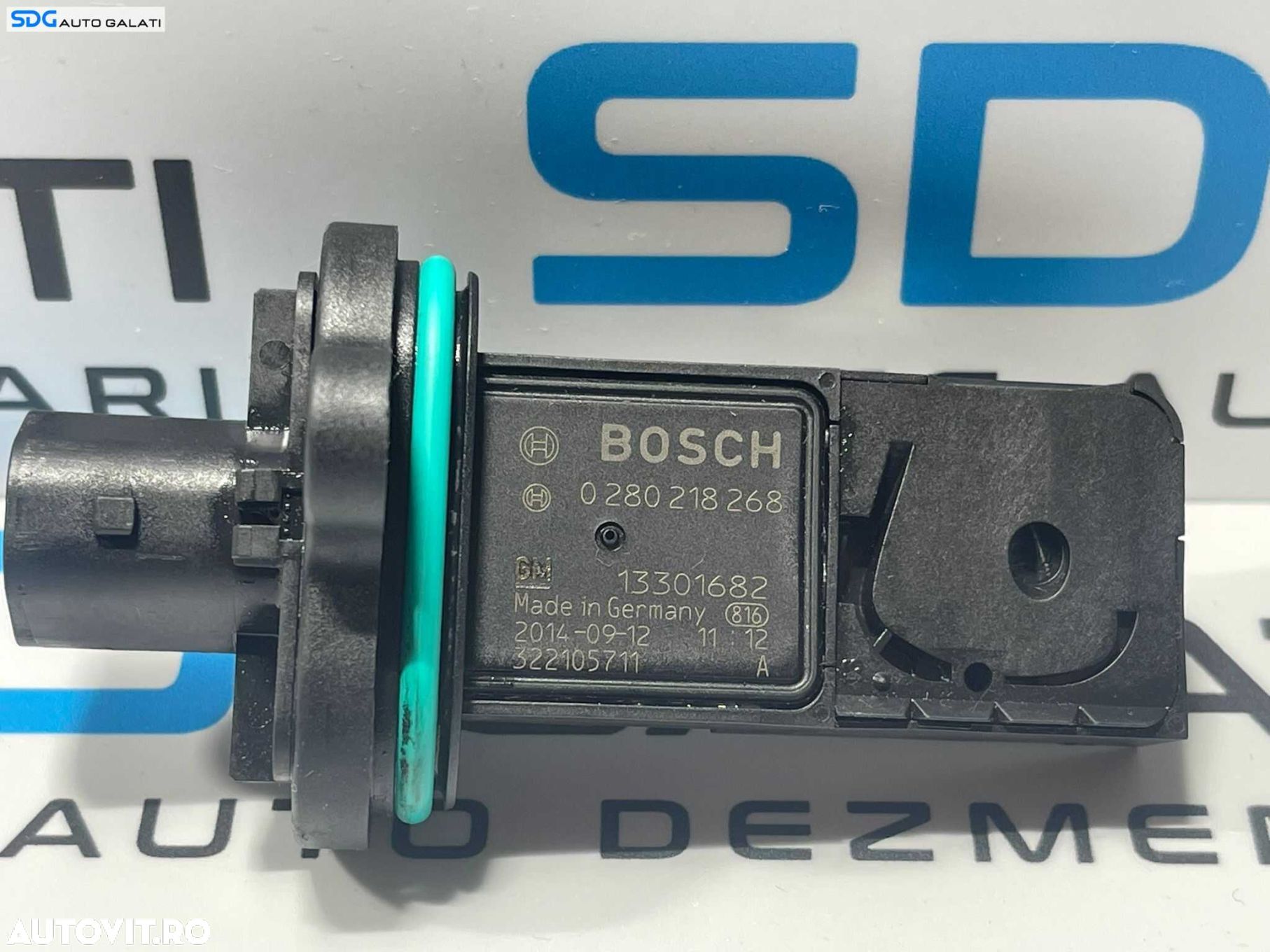 Senzor Debitmetru Aer Opel Corsa D 1.4 2006 - 2015 Cod 0280218268 13301682 [B3486] - 1