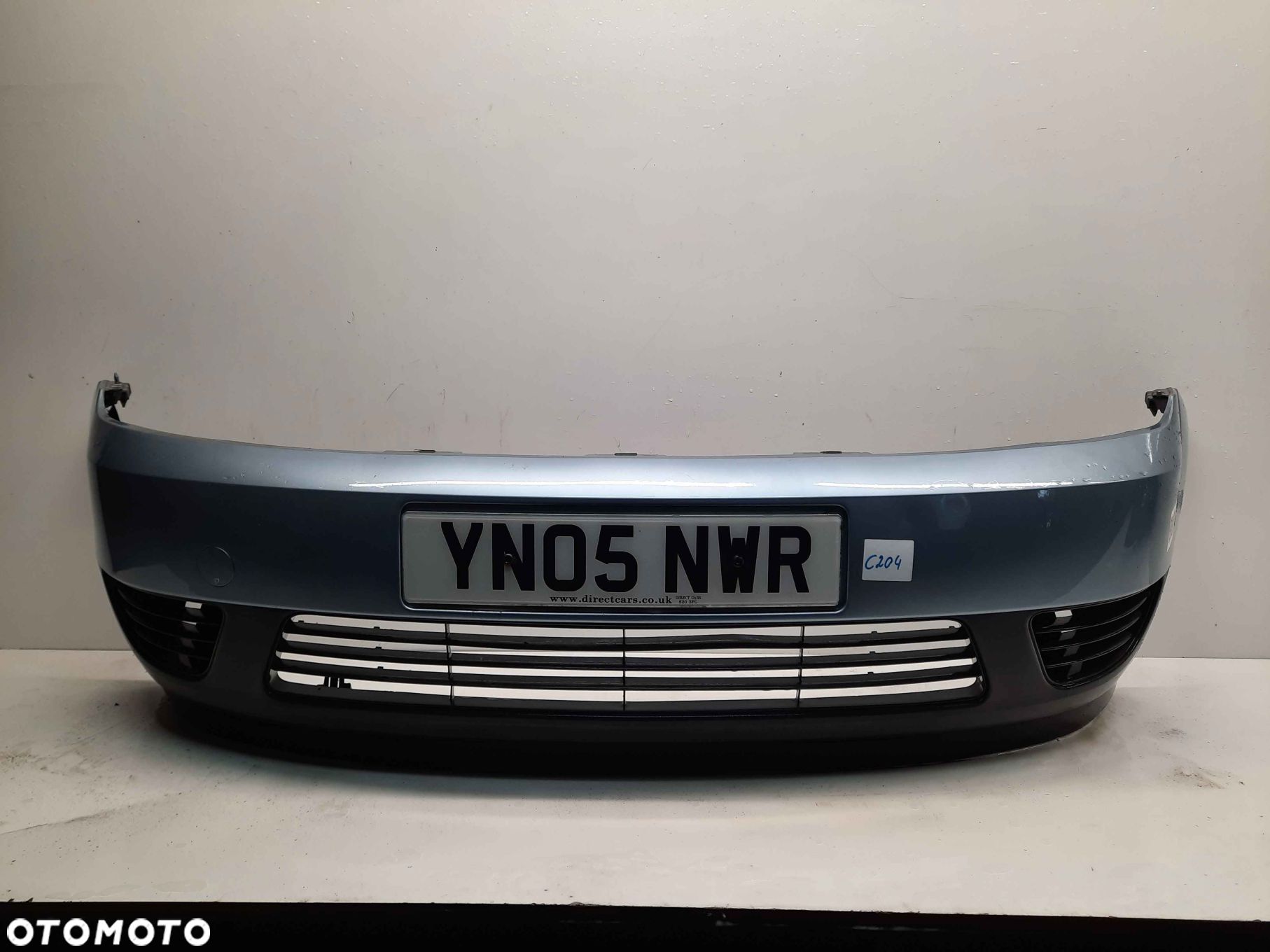 ^ ZDERZAK PRZÓD PRZEDNI FORD FIESTA MK.6 6 VI J4 BŁĘKITNY - 1