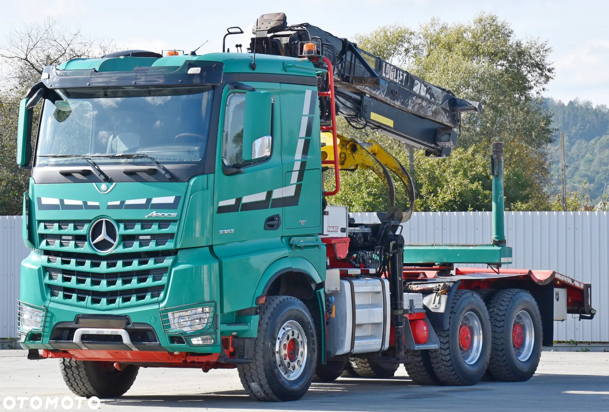 Mercedes-Benz AROCS 3363 * DO TRANSPORTU DREWNA * LOGLIFT F 251S / 6x4 - 4