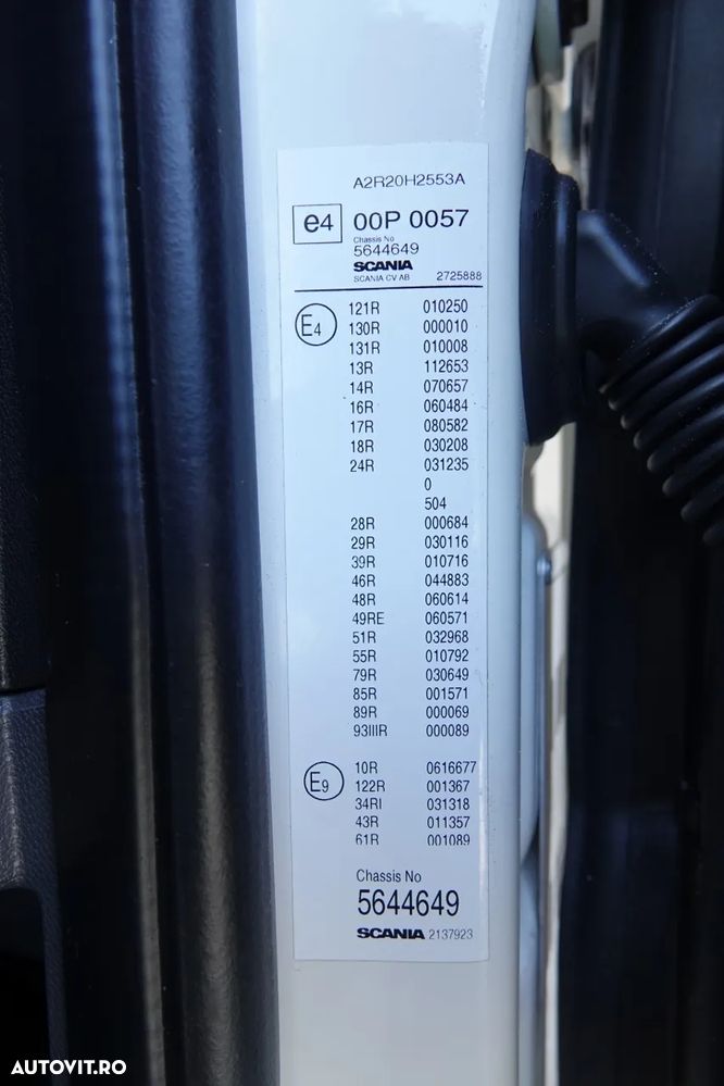 Scania R 450 / RETARDER / REZERVORE 1400 L / ANVELOPE 100% / - 34
