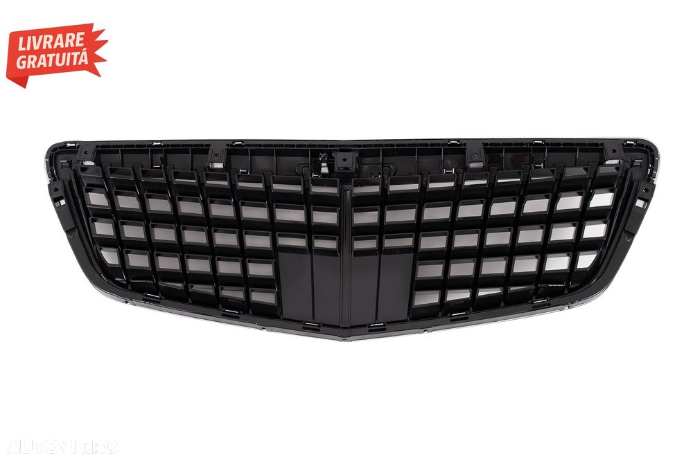 Grila Centrala Mercedes S-Class W221 Facelift (2010-2013) Vertical Design- livrare gratuita - 5