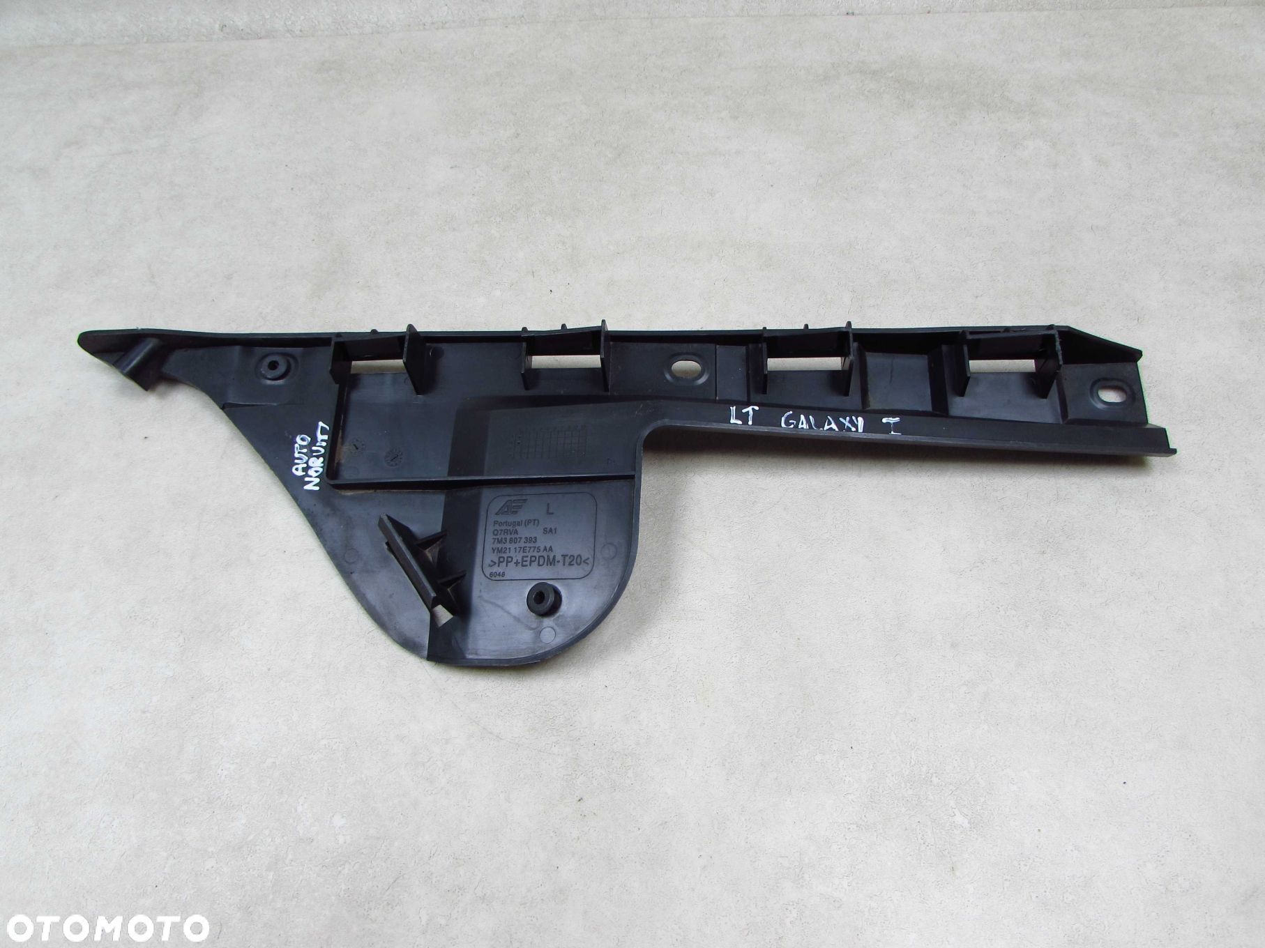 VW SHARAN 01-10 SLIZG MOCOWANIA ZDERZAKA LEWY TYL 7M3807393 YM21-17E775-AA - 1