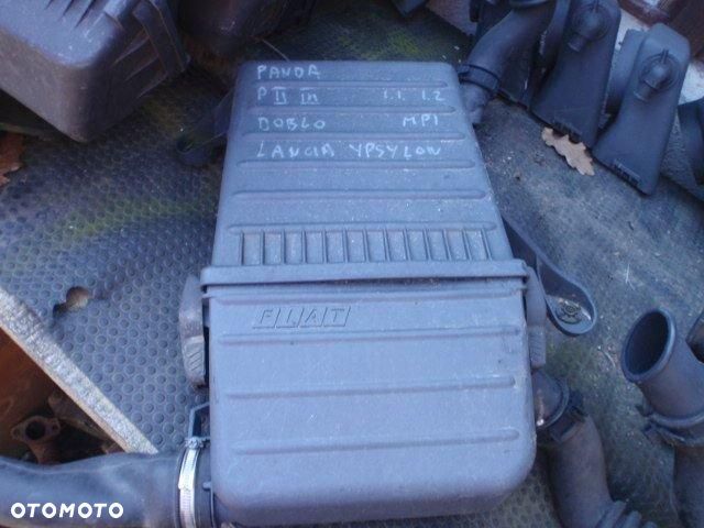 obudowa filtra powietrza zatrzaski termostat rura  fiat uno punto I lancia seicento spi cinquecento sporting 1.1 1.2 8v - 5