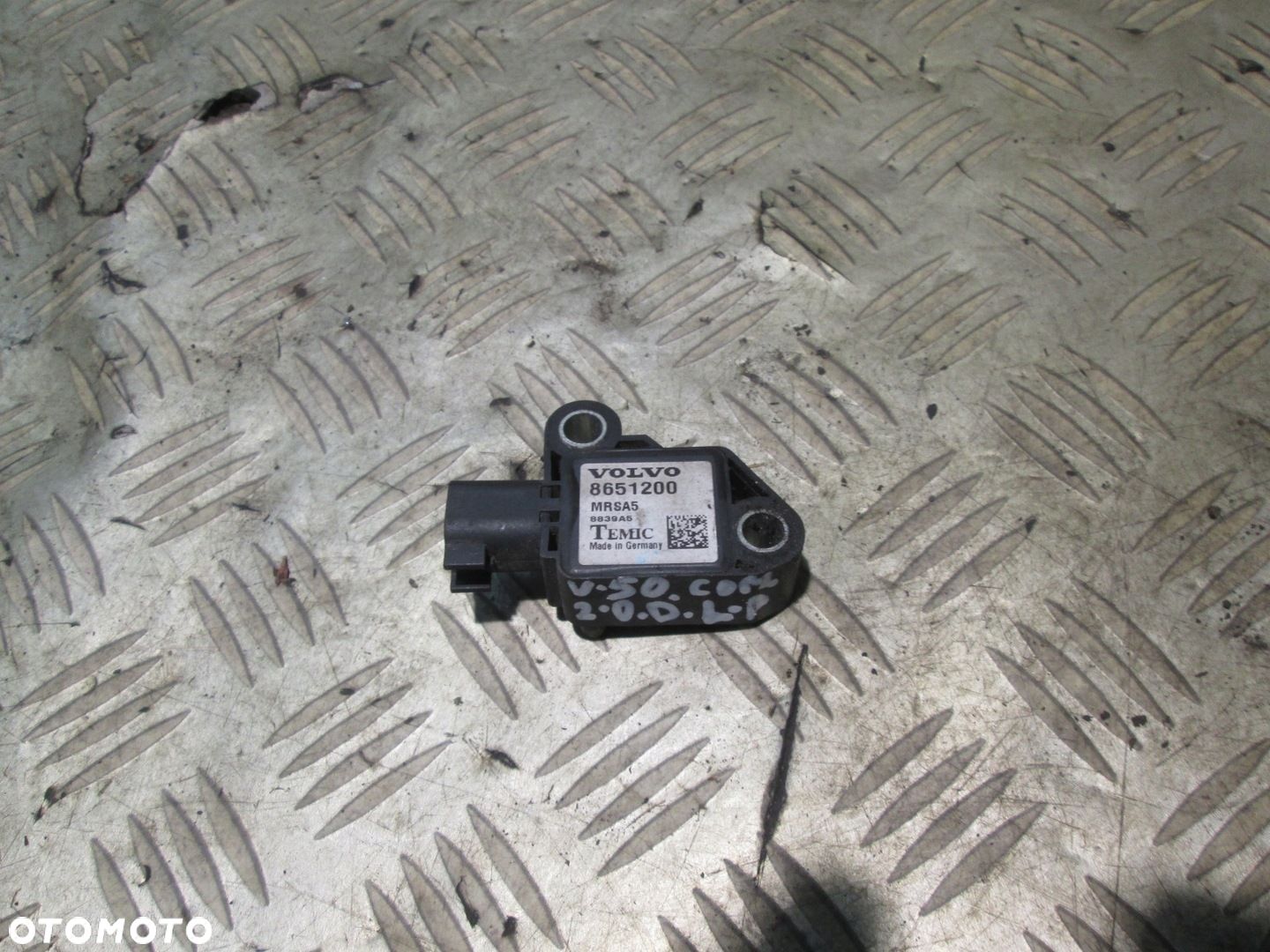 CZUJNIK UDERZENIA UDERZENIOWY SENSOR 8651200 VOLVO S40 II 04- C30 V50 - 1