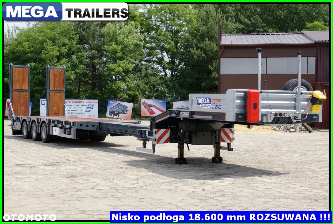 Mega Nisko-podwoziowa dł. 18,60 Mm, ROZSUWANA - KONTENERY 20, 30, 40 Ft !!! - 4