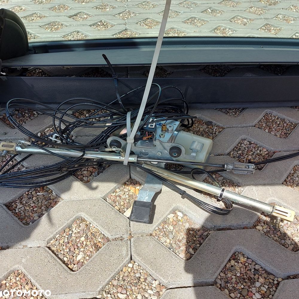 DACH SKLADANY KOMPLETNY MECHANIZM POMPA 197 LAK MERCEDES SLK W170 R170 ORYGINAL DEMONTAZ - 13