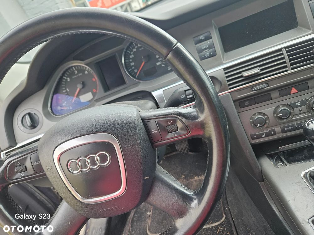 Kierownica multifunkcyjna skóra skórzana airbag Audi A6 C6 2006r - 3