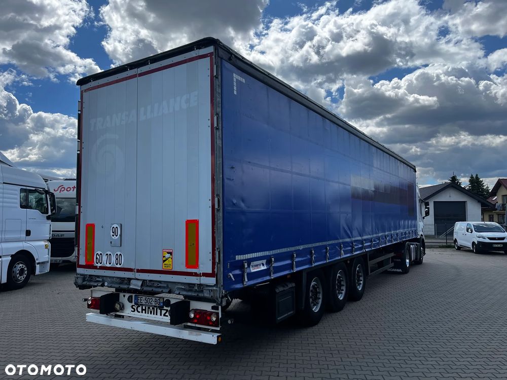 Schmitz Cargobull SPROWADZONA Z FRANCJI/SERWISOWANA/NACZEPA PO REMONCIE DACH PLANDEKI ZAWIESZENIE - 4