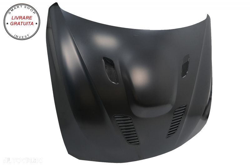 Capota cu Aripi Laterale Negru compatibila cu BMW Seria 3 F30 F31 (2011-2019) M3 G- livrare gratuita - 3