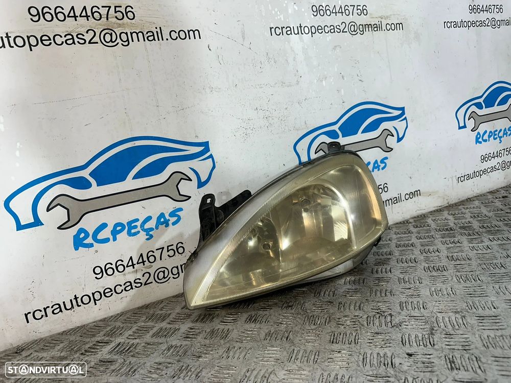 .Oticas Farois Frente Frontal Esquerdo Origina GM Opel Corsa Combo 09114331 2000 - 2011 - 4
