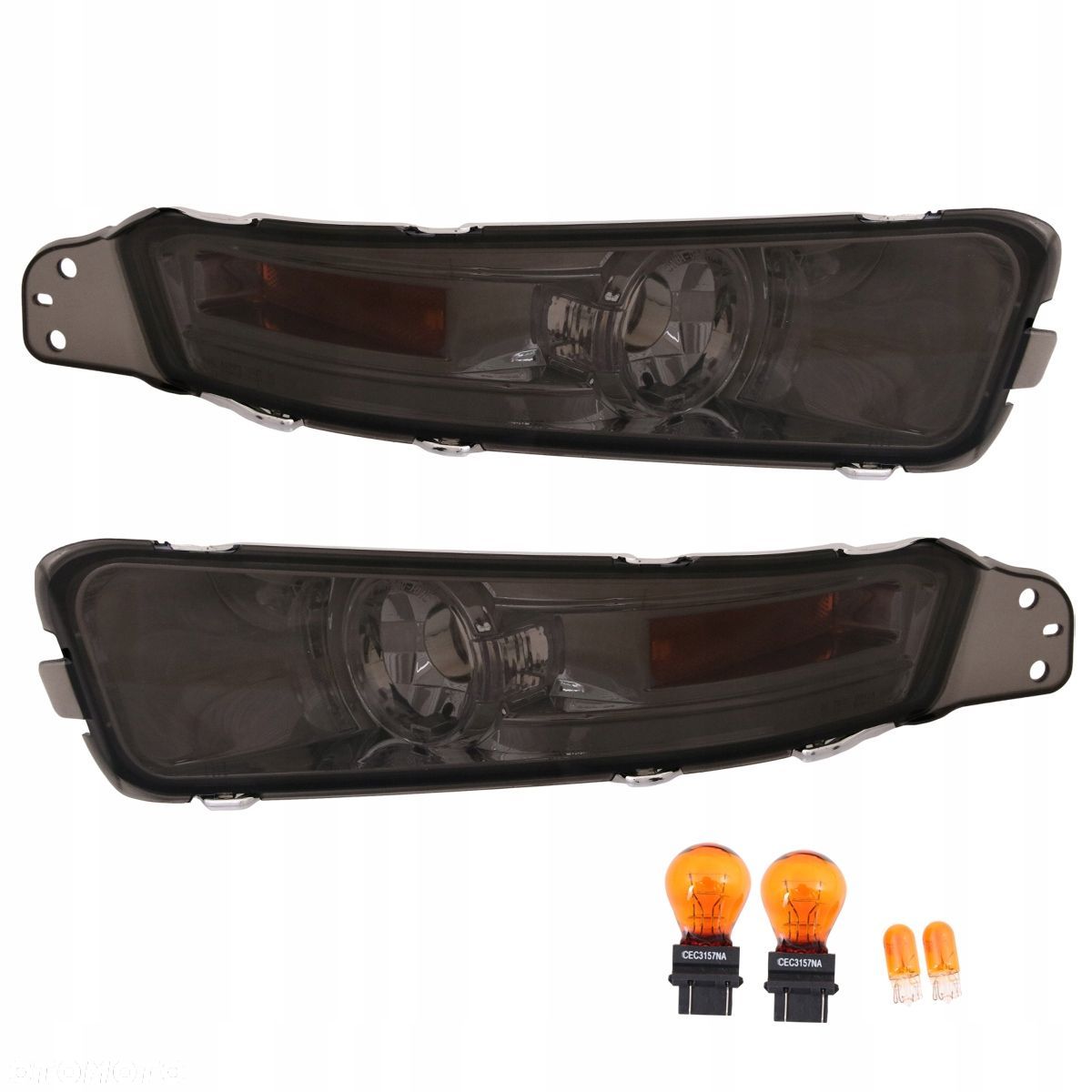 Kierunkowskaz Migacz przod kpl Clear Smoke Chrom Ford Mustang V 5 2004-09 - 1