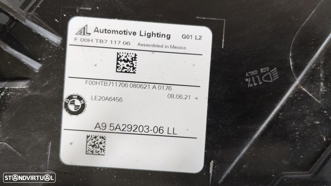 conjunto de faróis Full Led BMW G01 X3 + G02 x4 lci - 14