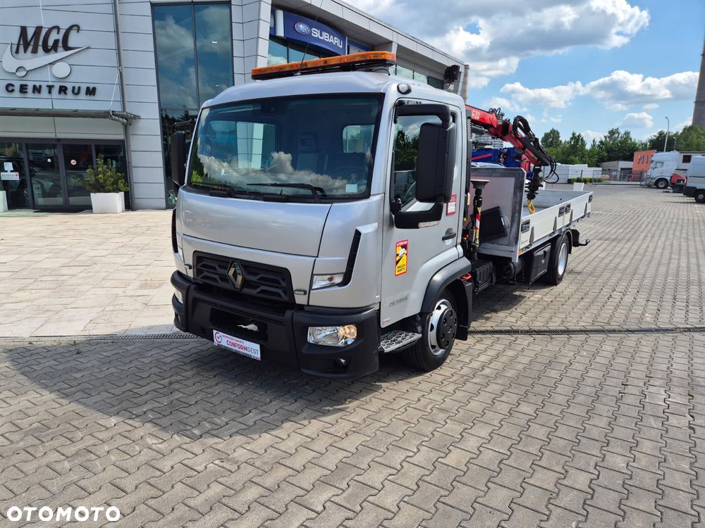Renault D 7.5 180 / SKRZYNIA / HDS FASSI F32 / NISKI PRZEBIEG / BEZWYPADKOWY / OKLEJONY / AUTOMAT / CHWYTAK / SERWISOWANY / UNIKAT / EURO 6 - 4