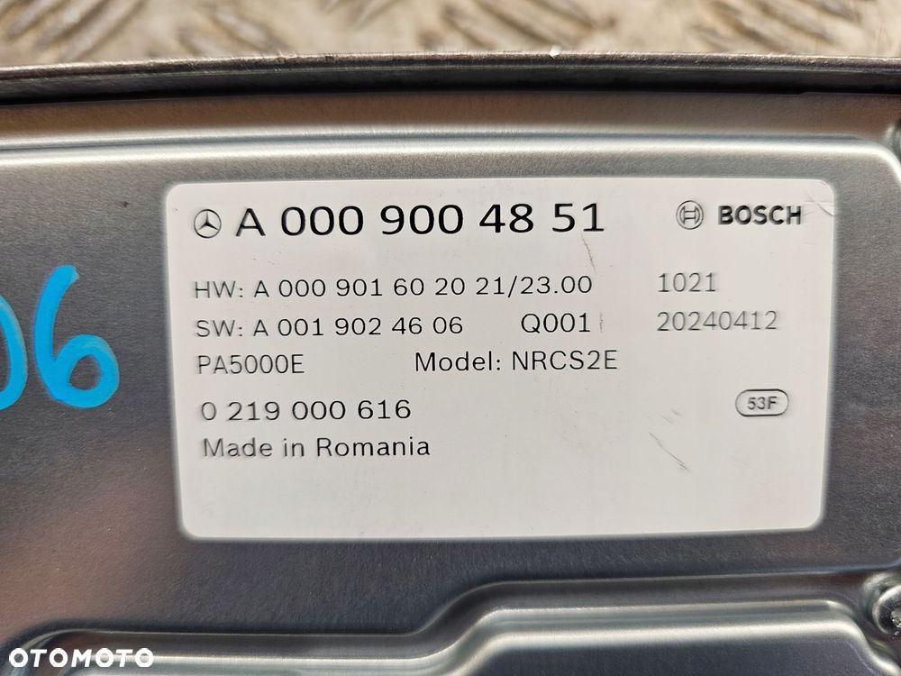 moduł sterownik kamery a0009004851 mercedes vito iii w447 24r - 3
